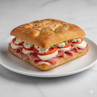 Focaccia Romagna( Focaccia Rellena)