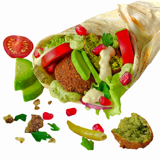 Falafel Sandwich Mediu cu Avocado