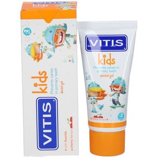 Vitis Kids Dentifrice Gel Cerise +2ans 50ml