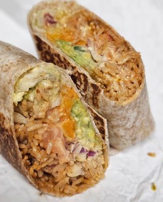 Silverbackwrap Burrito with free soda