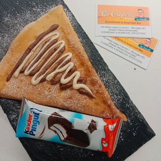 Crêpes con Kinder Pinguì