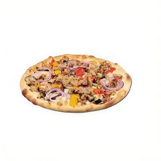 Kebab pizza 33 cm.