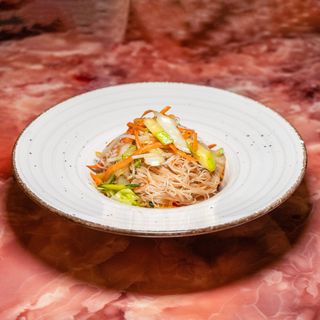 Spaghetti di Riso con Verdure Miste