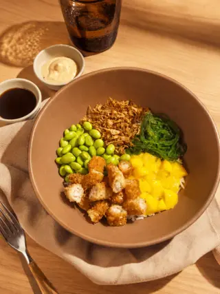 Bowl de langostinos