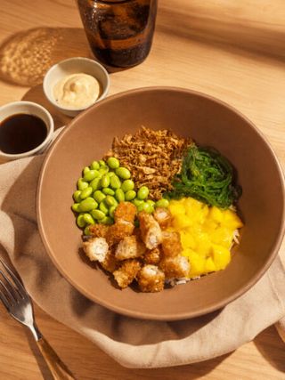 Bowl de langostinos