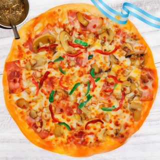 Pizza Panceta Verduras (28cm)