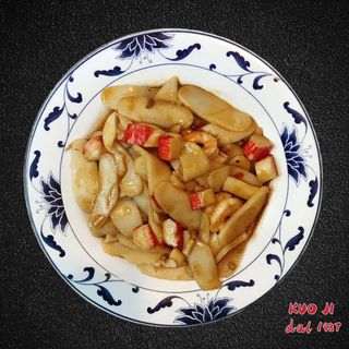 27a  -Gnocchi di riso con pesce saltati