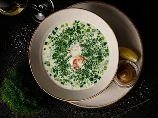 Окрошка з королівськими креветками (380г)
