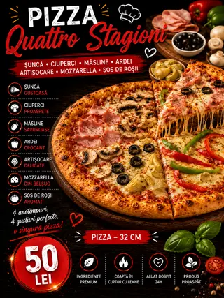 Pizza Quattro Stagioni 32cm