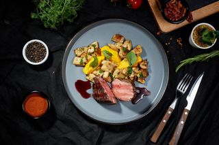 Muschi de vită cu hribi