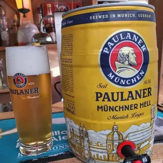Пиво Paulaner, Original Munchner Hell, Lager-helles (німеччина), 5л Бочка