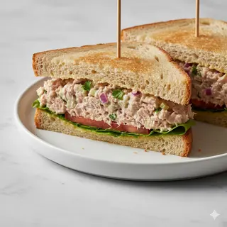 Sándwich De Atún Con Mayonesa