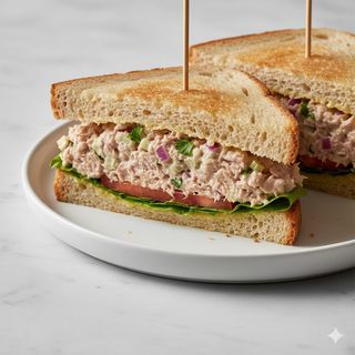 Sándwich De Atún Con Mayonesa