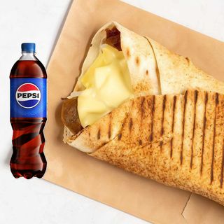 Pita z serem średni  + Pepsi 0,5l