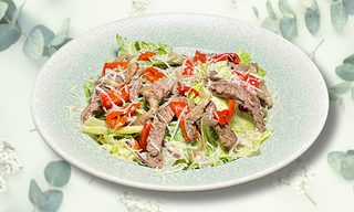 საქონლის ხორცის სალათი