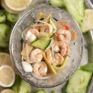 58.GAMBERI CON VERDURE