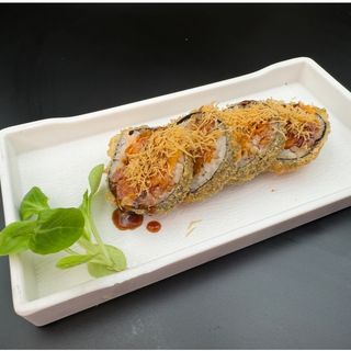 110.Futomaki salmón frito(8u)