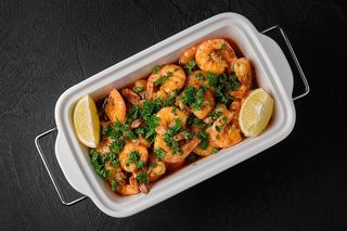 Креветки по-французьки з соусом унагі (400г)