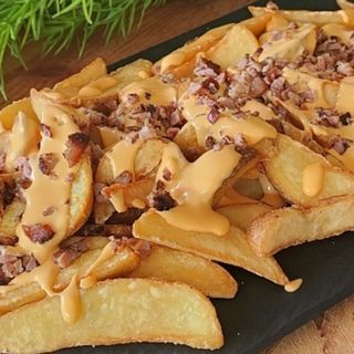 Fonduta patatine con cheddar 