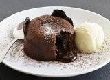 Chocolate Coulant With Vanilla Ice Cream