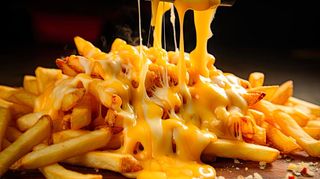 Ptata frita Grande con Queso Fundido