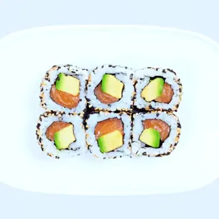 Roll salmon con aguacate