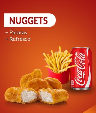 Menú Nuggets De Pollo