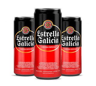 Cerveza Estrella Galicia (330 Ml.)