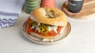 Salami Ventricina Picante Bagel