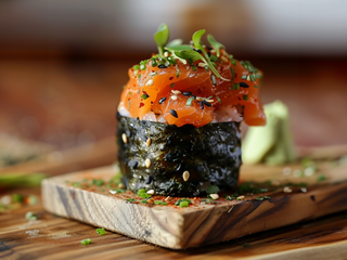 Gunkan Spicy Sake (1 Ud.)