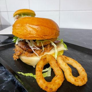 HAMB.PULLED PORK NORMAL