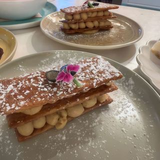 Milhojas caramelizada