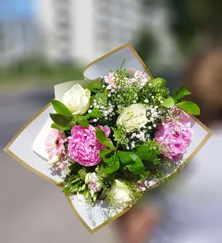 Mix z piwonią mały