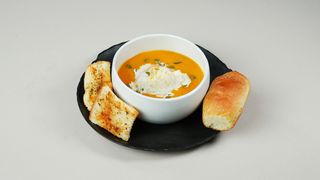 გოგრის კრემ სუპი  პური