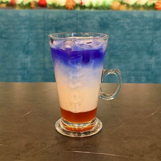 Манго спирулина лате