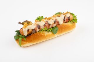 Löwen käse con patate fritte