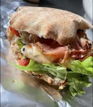 Panino chicken burger