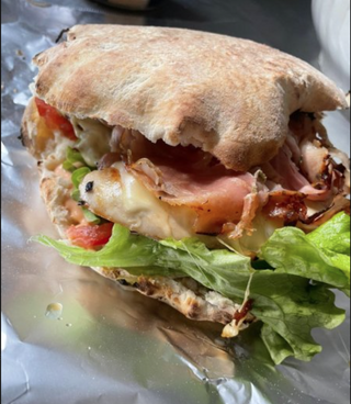 Panino chicken burger