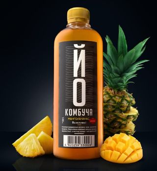 Комбуча манго-ананас пл. 0,5л