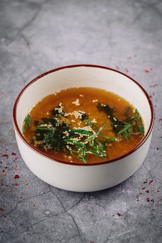 Мисо суп с семгой