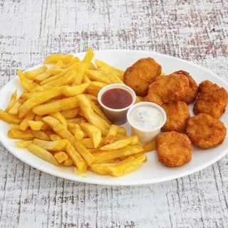 Menu Prato de Nuggets