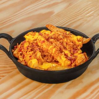 Batata Cheddar, Bacon & Cebola Crocante