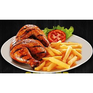 ¼ Charcoal Grilled Chicken + Chips