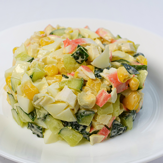Салат з крабовими палочками (210г)