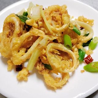Calamari con sale e pepe