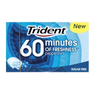 Trident 60 Minutos Peppermint 20 gr