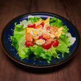 Салат Цезар з креветками