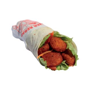 Piadina falafel vegetariana