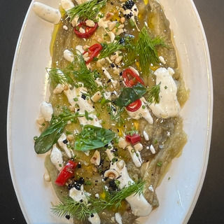 CARPACCIO DE BERENJENA ASADA