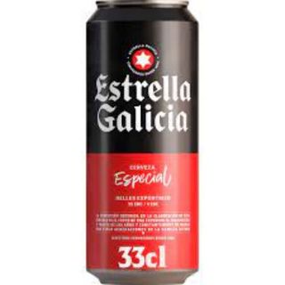 Lata Estrella Galicia Rubia Lata (33 cl.)
